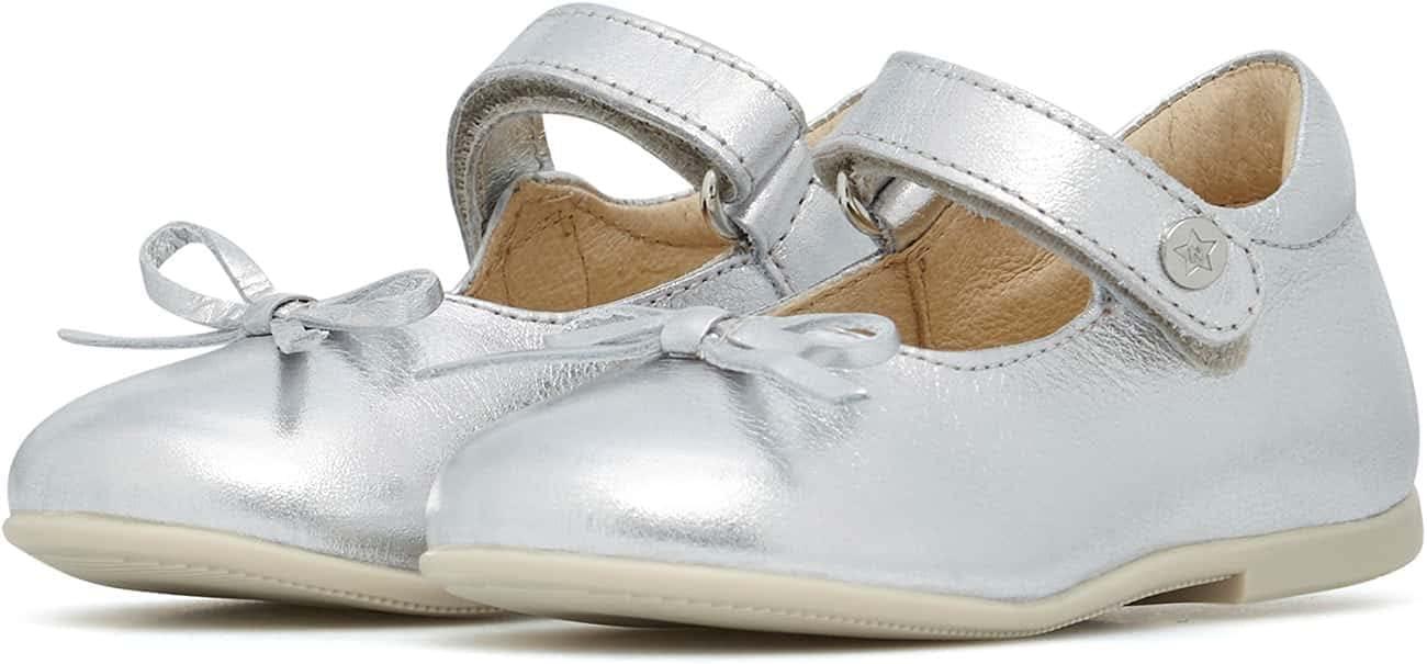 imageNaturino Girls Ballet ToddlerLittle KidSilver 2