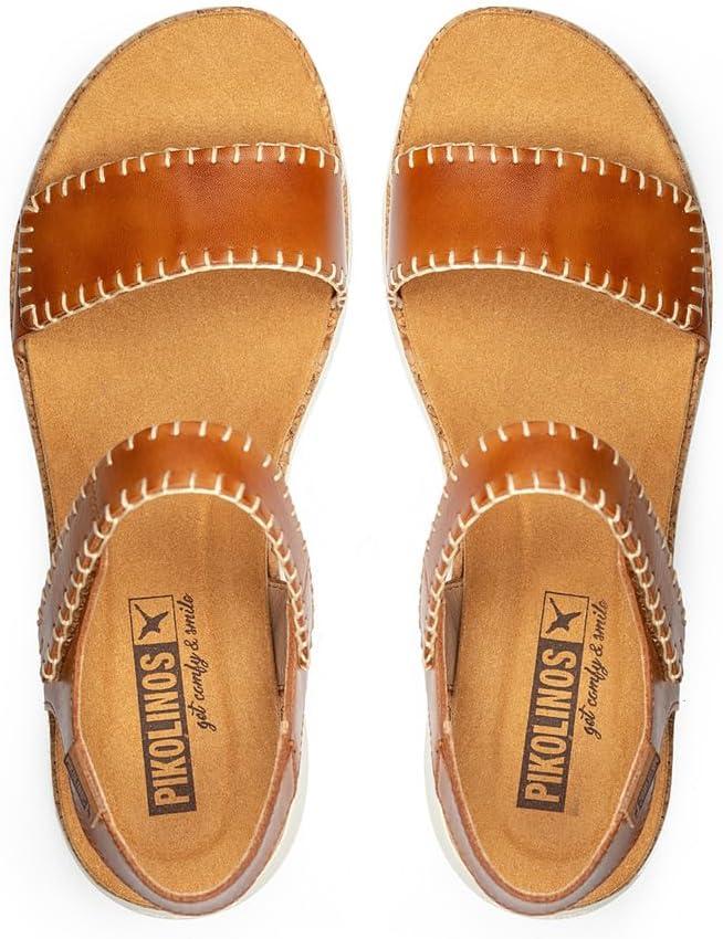 imagePIKOLINOS Wedge Sandals Leather Palma for WomanBrandy