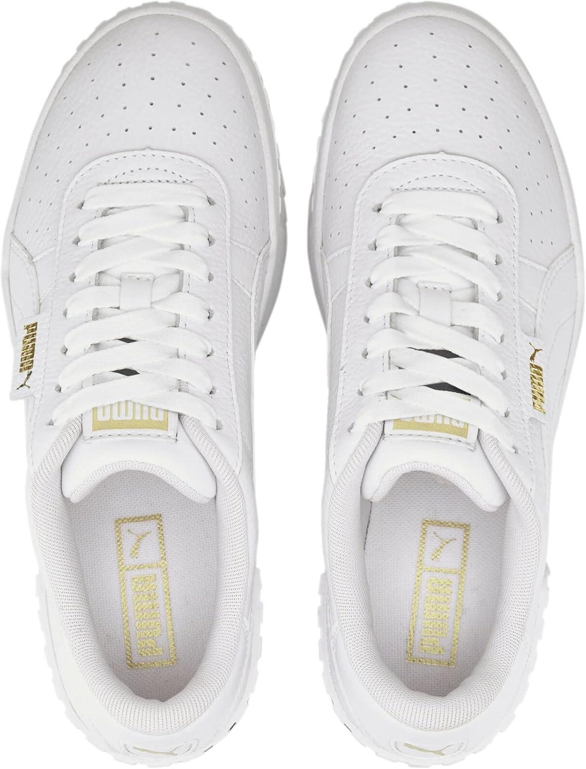 imagePUMA Womens Cali Wedge Sneaker AD Template SizeBlanc Noir