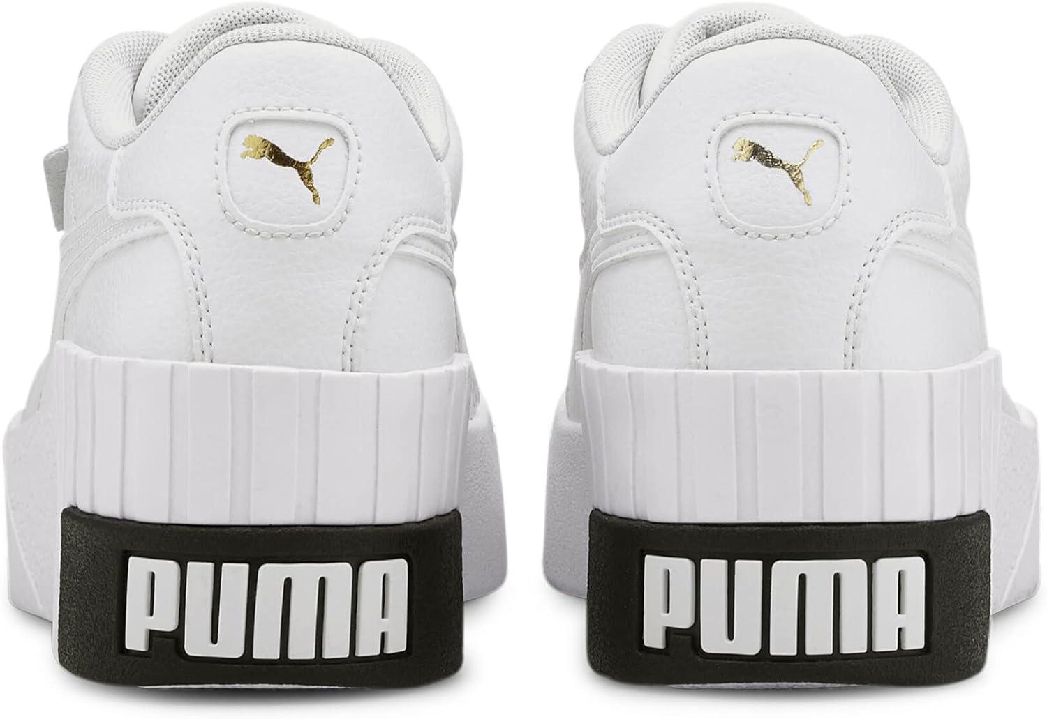 imagePUMA Womens Cali Wedge Sneaker AD Template SizeBlanc Noir