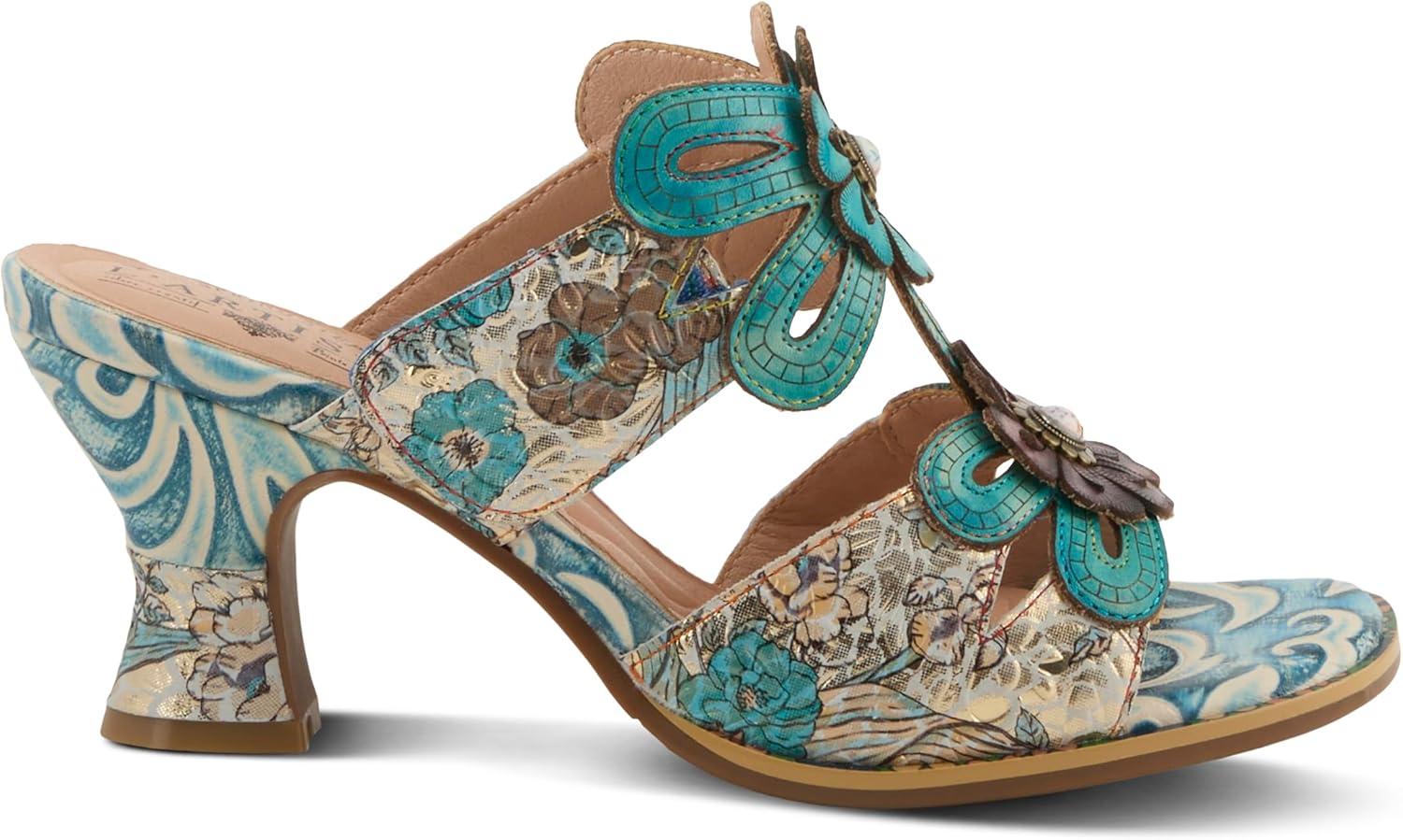 imageSpring Step LArtiste Womens Alania SandalTurquoise Multi