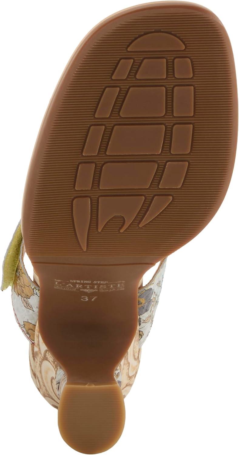 imageSpring Step LArtiste Womens Alania SandalYellow Multi