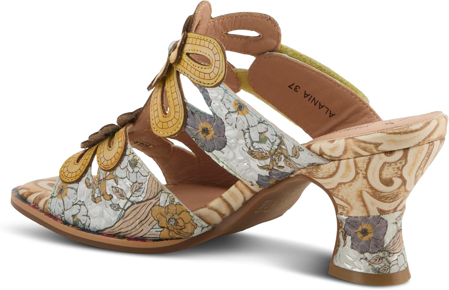 imageSpring Step LArtiste Womens Alania SandalYellow Multi