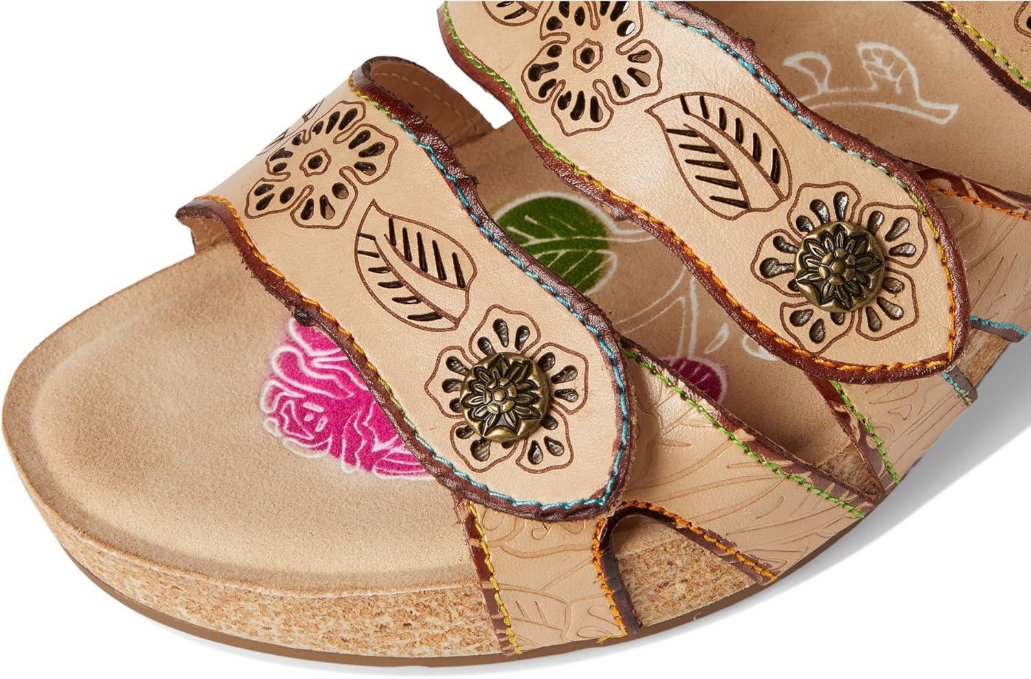 imageSpring Step LArtiste Womens Carbone SandalBeige Multi