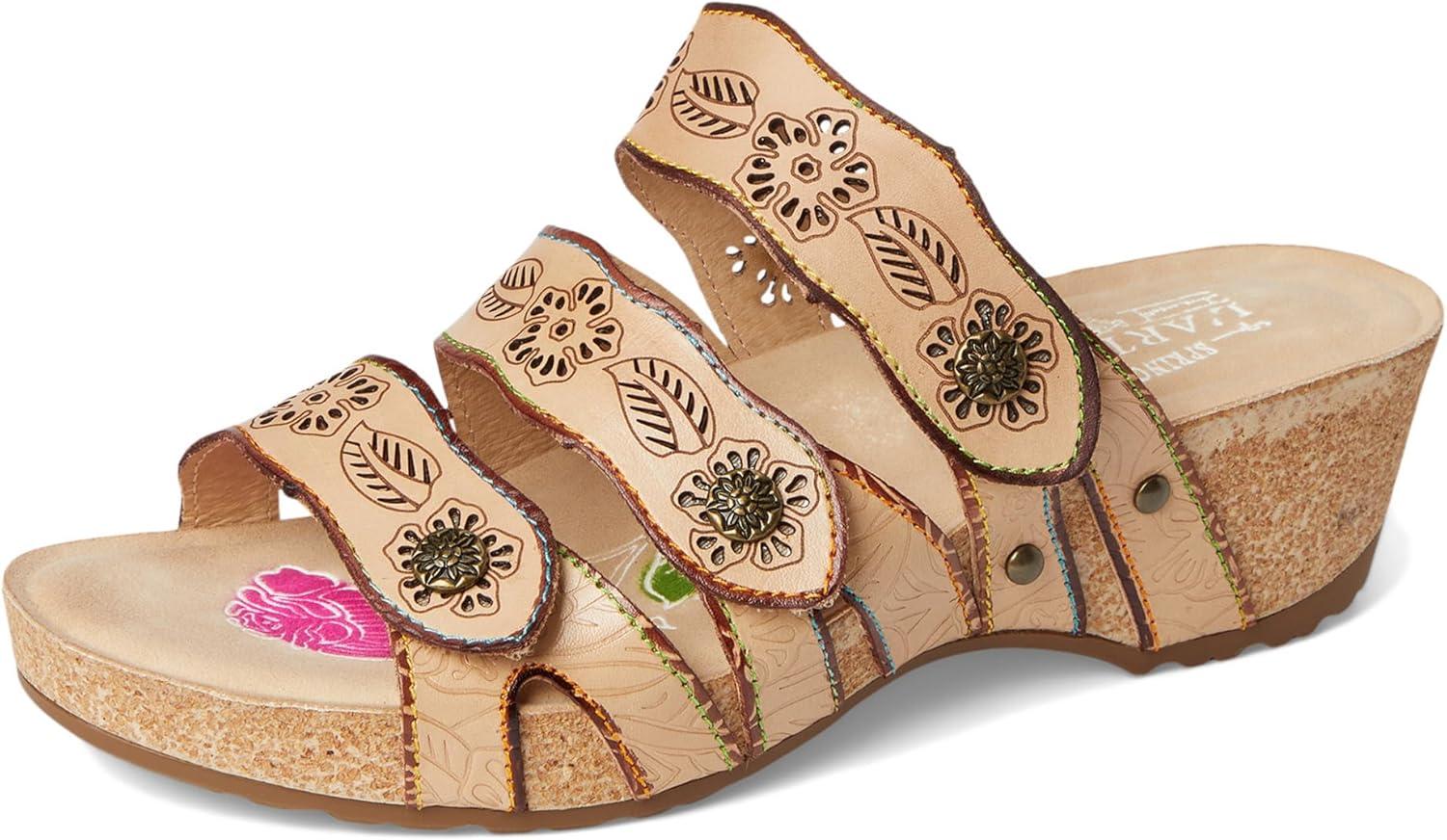 imageSpring Step LArtiste Womens Carbone SandalBeige Multi