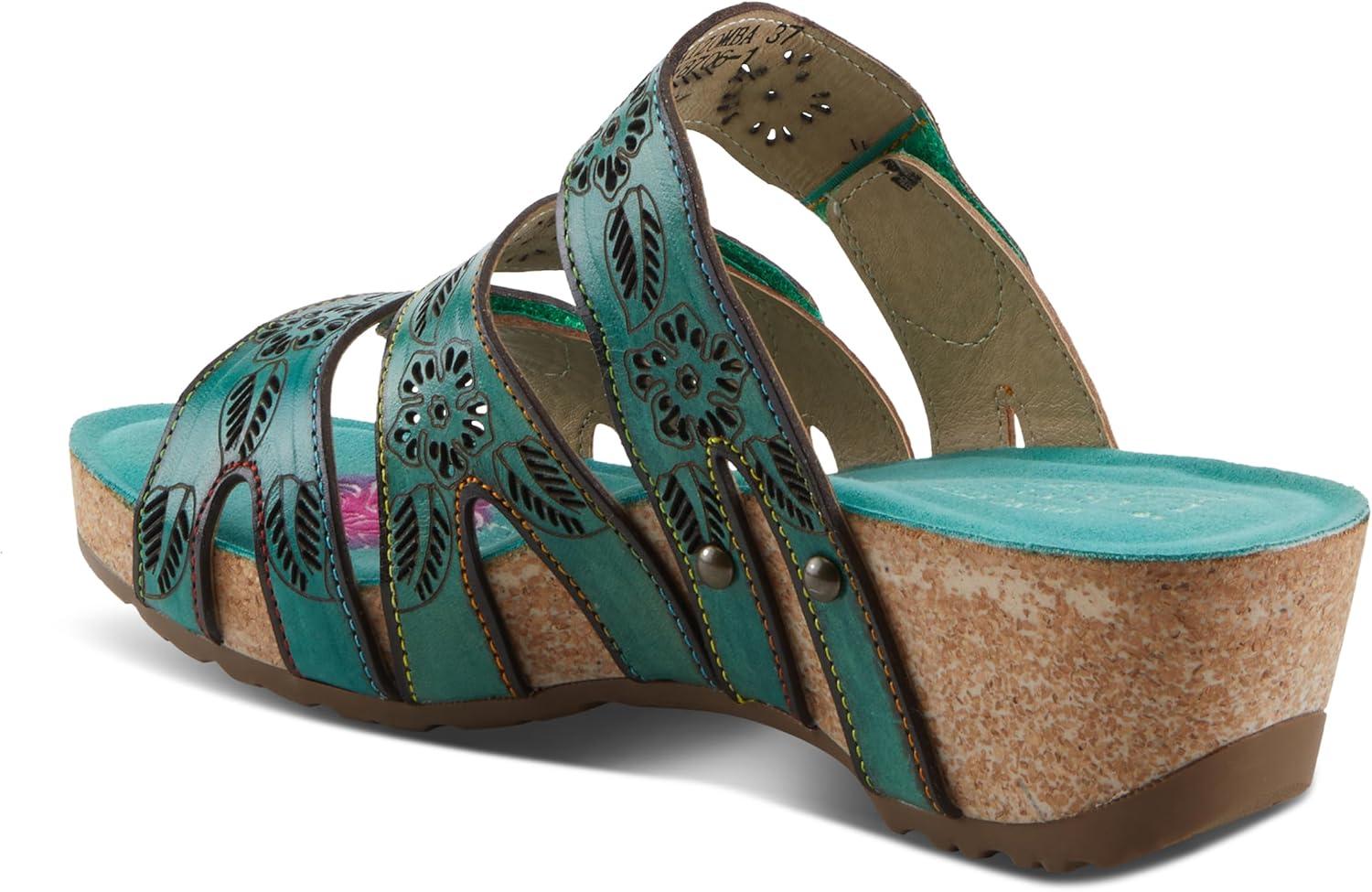 imageSpring Step LArtiste Womens Carbone SandalGreen Multi