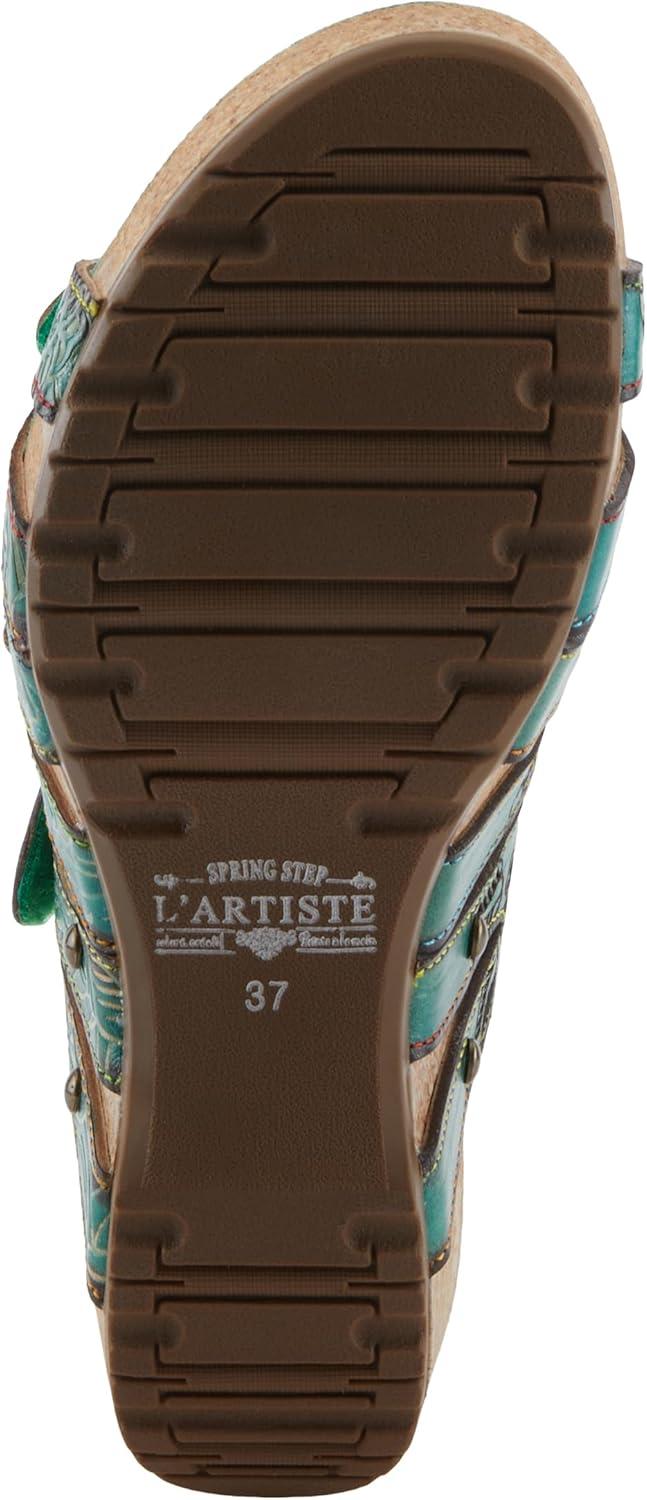 imageSpring Step LArtiste Womens Carbone SandalGreen Multi