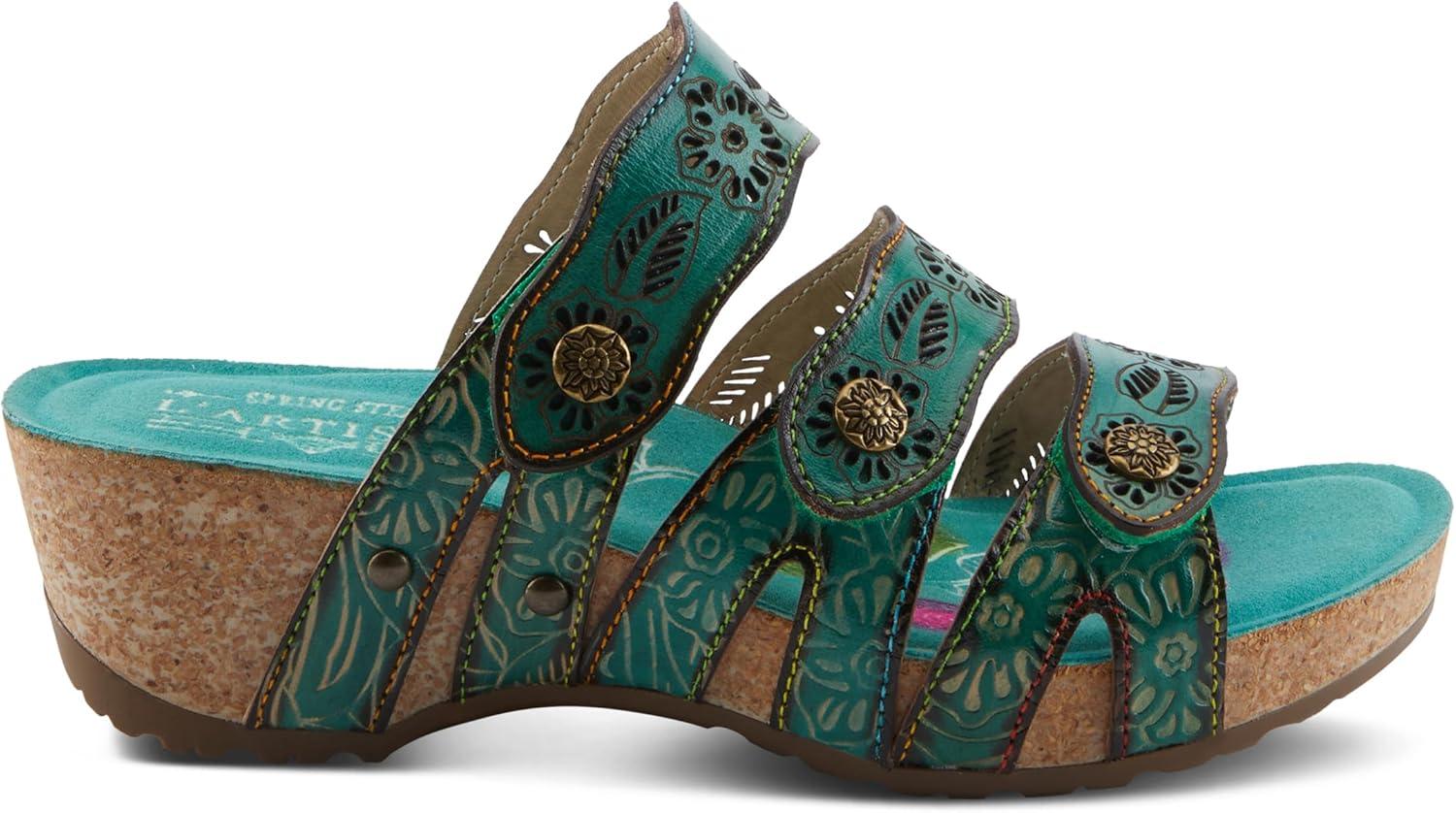 imageSpring Step LArtiste Womens Carbone SandalGreen Multi