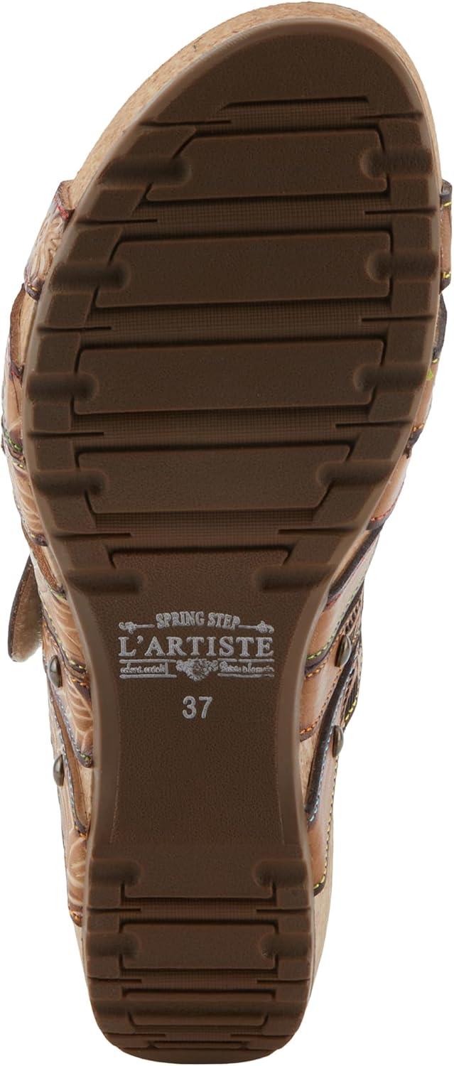 imageSpring Step LArtiste Womens Carbone SandalTan Multi