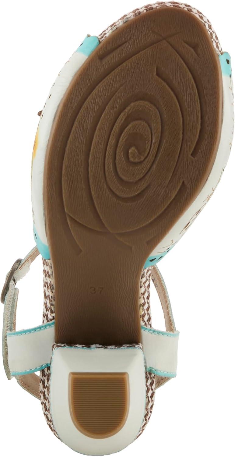 imageSpring Step LArtiste Womens Miabella SandalWhite Multi