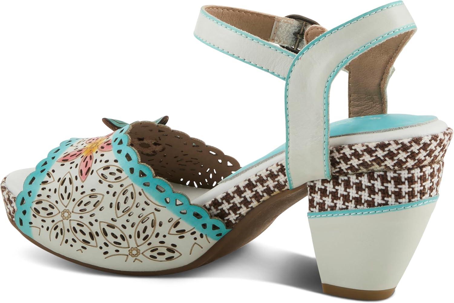 imageSpring Step LArtiste Womens Miabella SandalWhite Multi