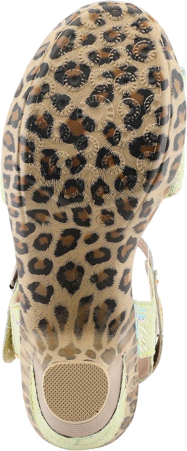 imageSpring Step LArtiste Womens Wildcat SandalLime Green Multi