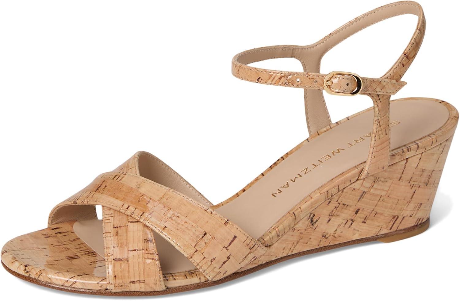 imageStuart Weitzman Womens Dayna Demi Wedge PlatformNatural