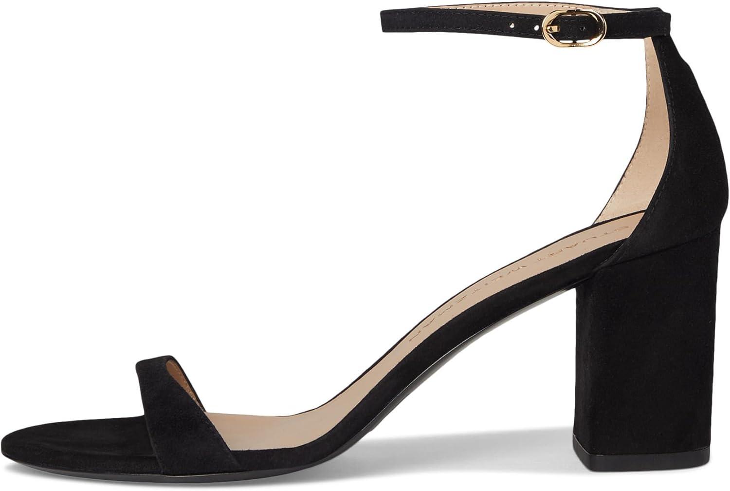 imageStuart Weitzman Womens Nudist Block 75 PumpBlack