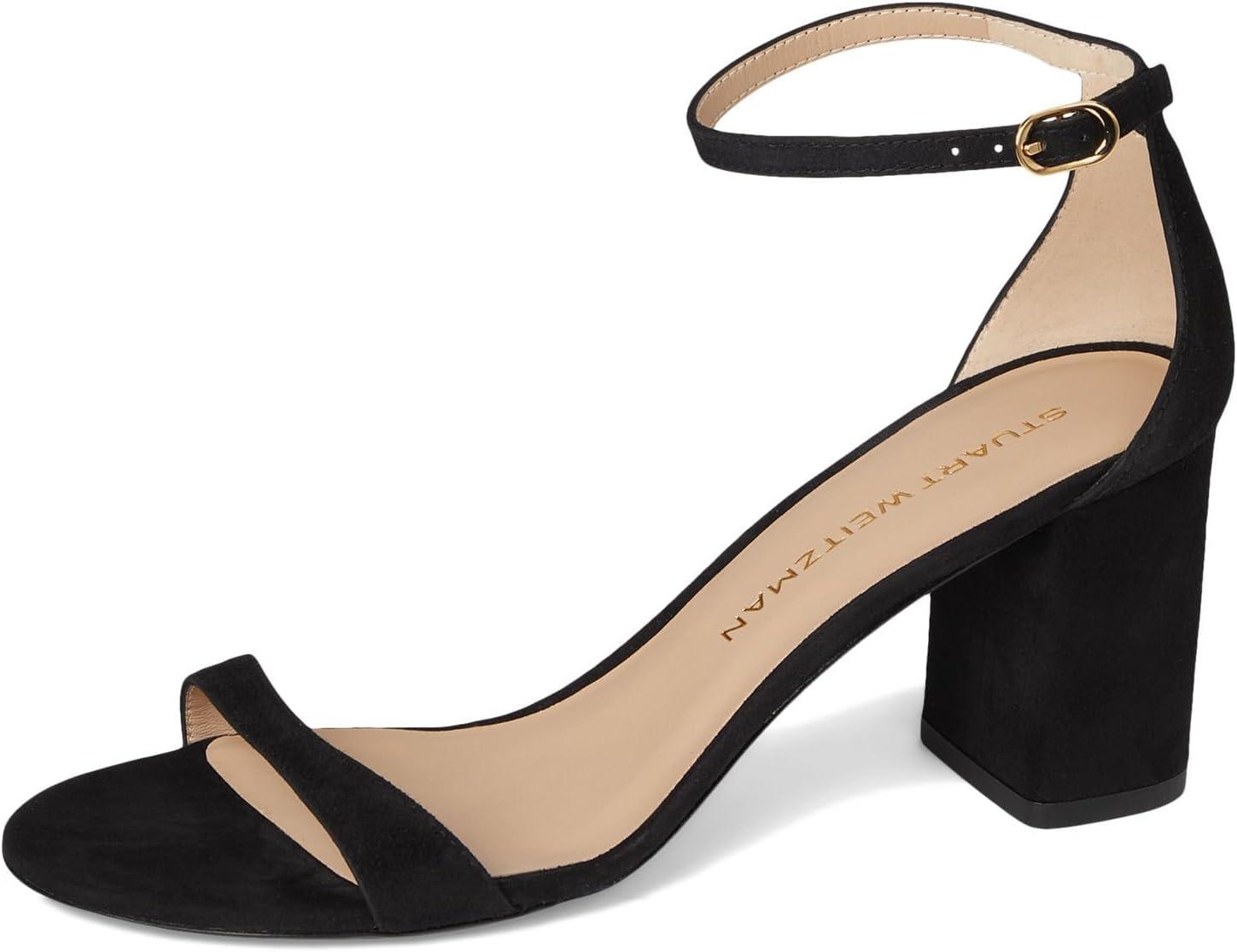 imageStuart Weitzman Womens Nudist Block 75 PumpBlack