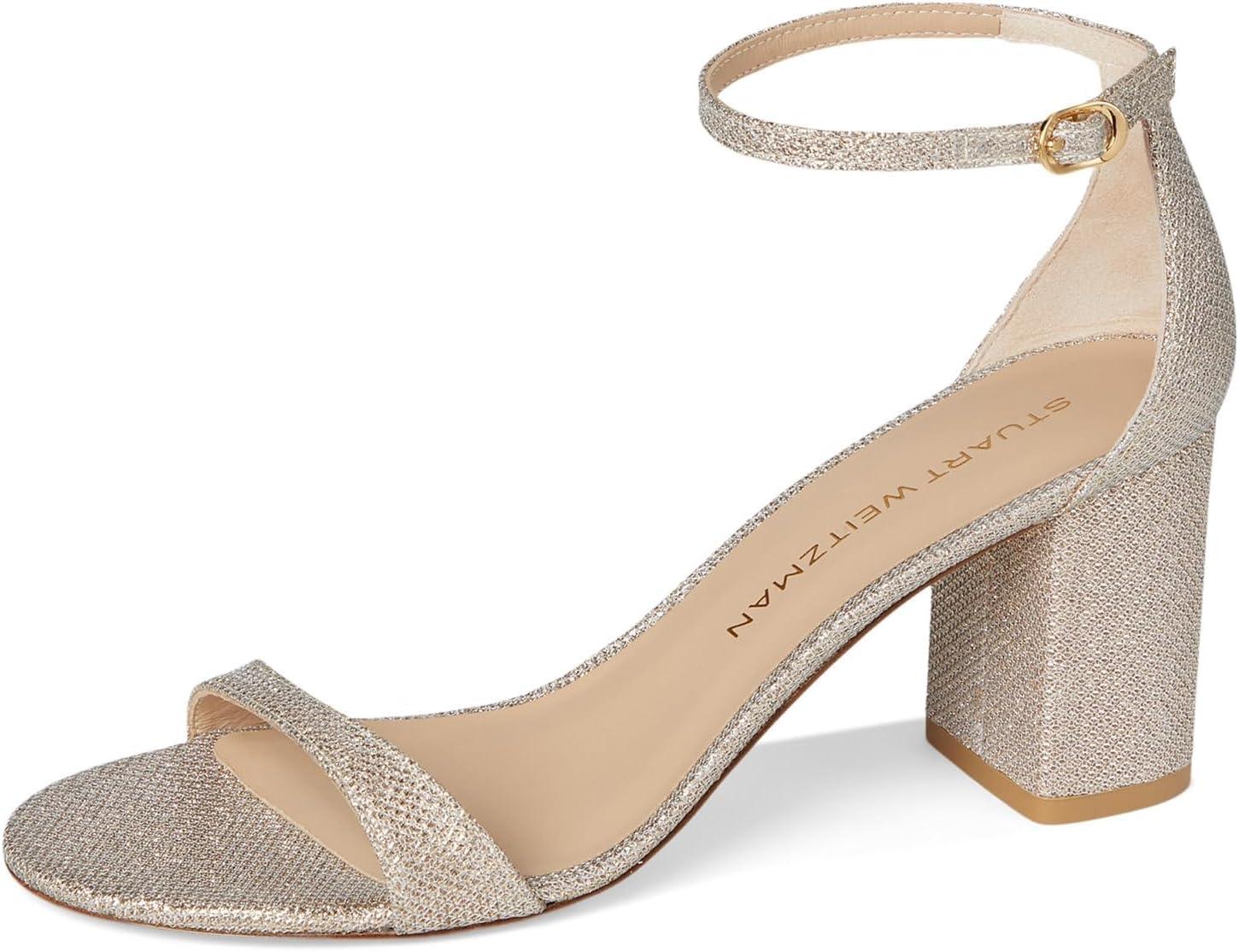 imageStuart Weitzman Womens Nudist Block 75 PumpPoudre