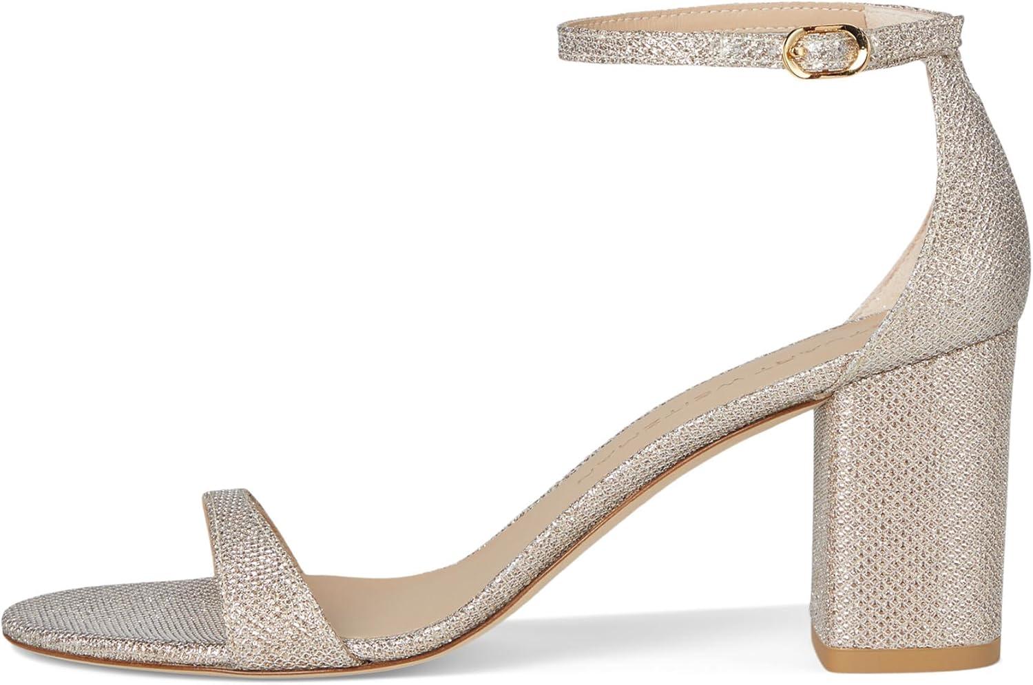 imageStuart Weitzman Womens Nudist Block 75 PumpPoudre