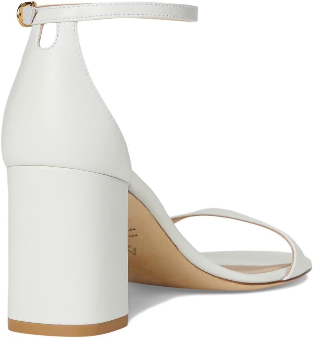 imageStuart Weitzman Womens Nudist Block 75 PumpWhite