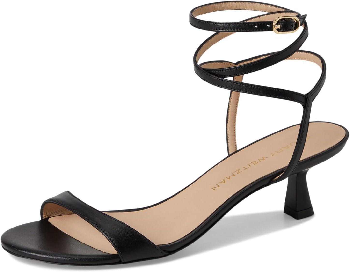 imageStuart Weitzman Womens Nudist Wrap 50 PumpBlack