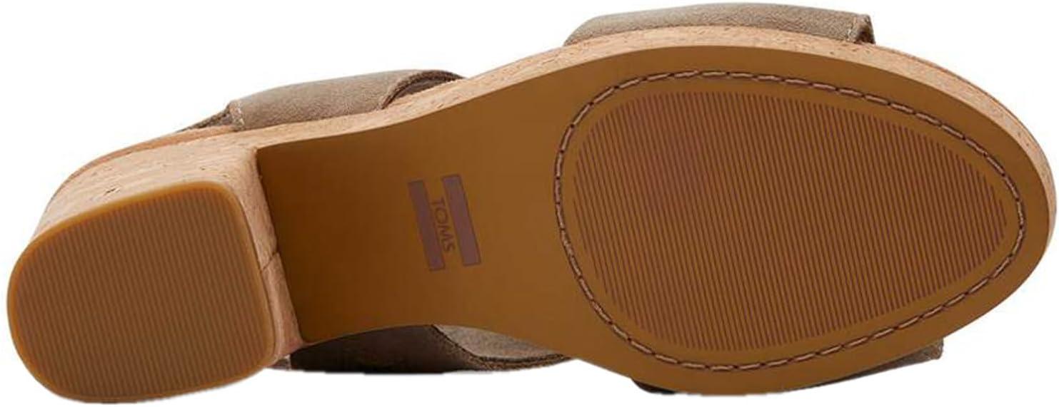 imageTOMS Womens Majorca Platform SandalDune Suede