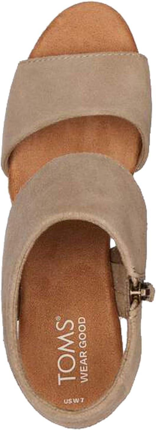 imageTOMS Womens Majorca Platform SandalDune Suede