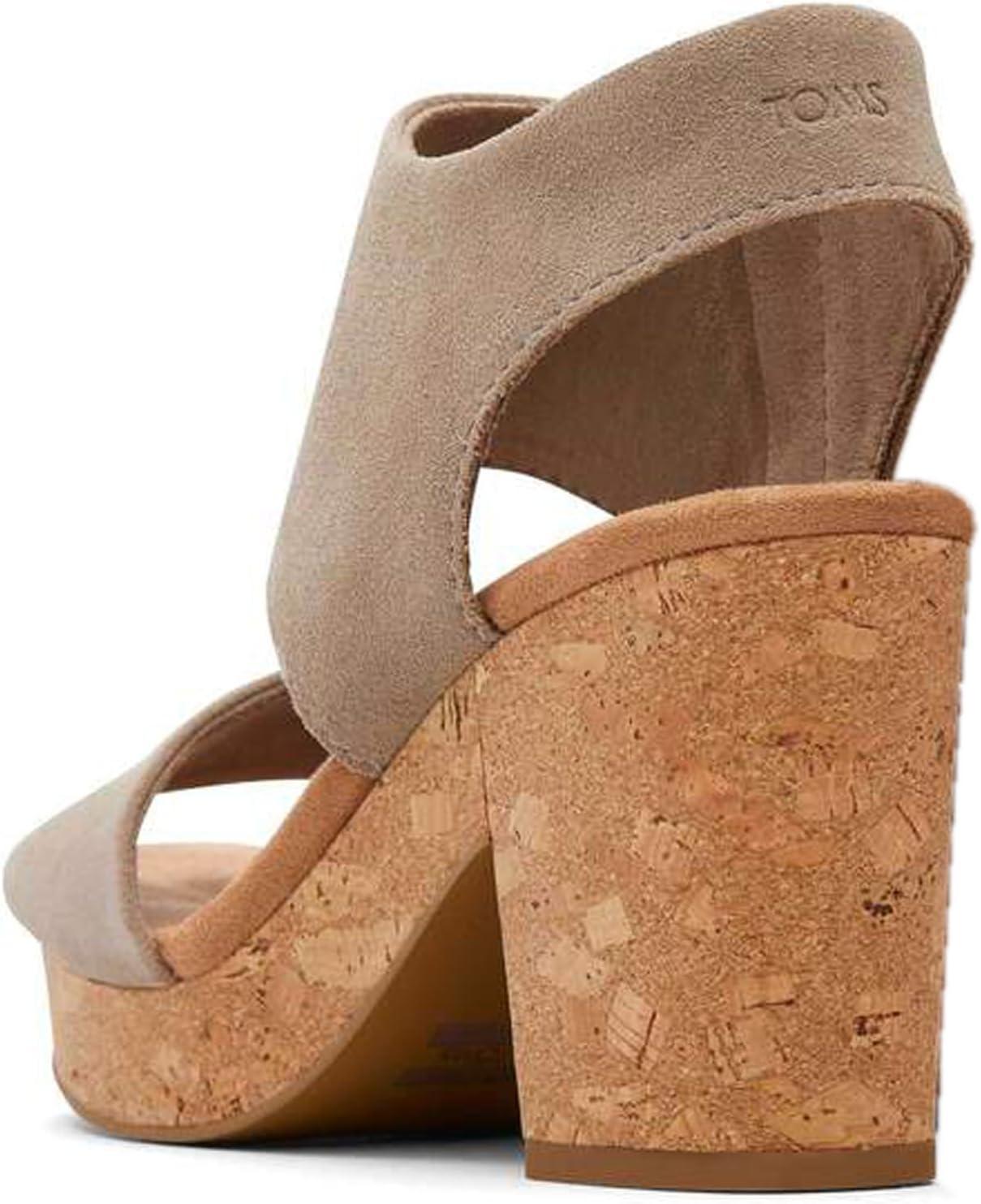 imageTOMS Womens Majorca Platform SandalDune Suede