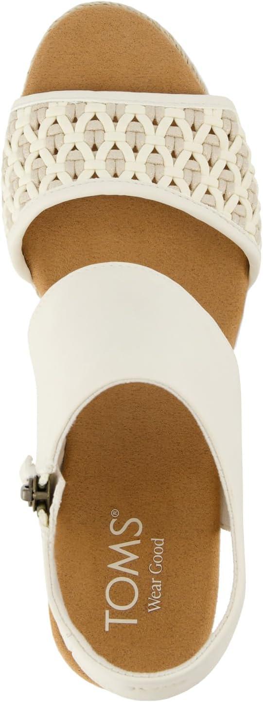 imageTOMS Womens Majorca Platform SandalNatural Woven