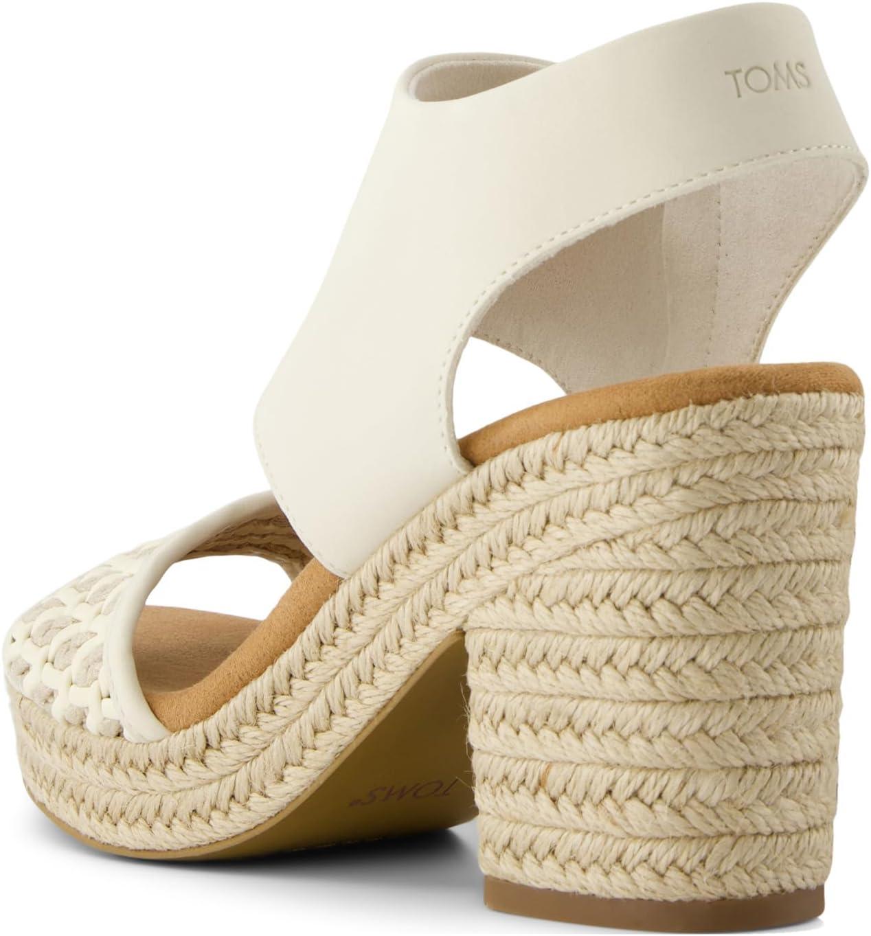 imageTOMS Womens Majorca Platform SandalNatural Woven
