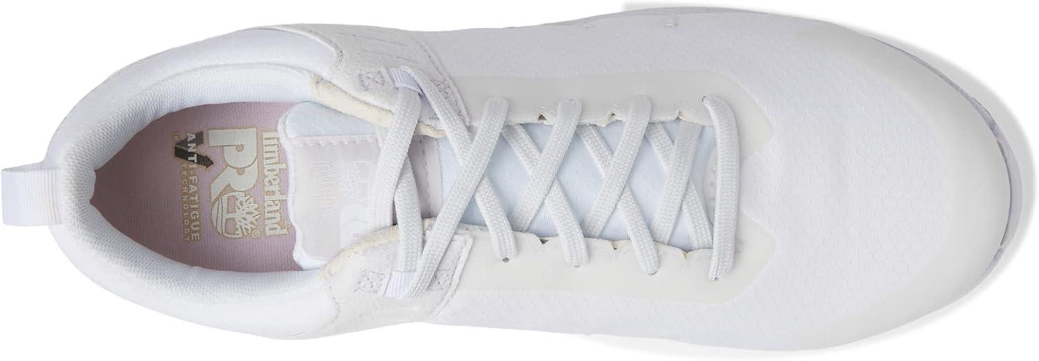imageTimberland PRO Overdrive Composite Safety Toe Womens Sneakers Laceup Closure AbrasionFreeWhiteBlack