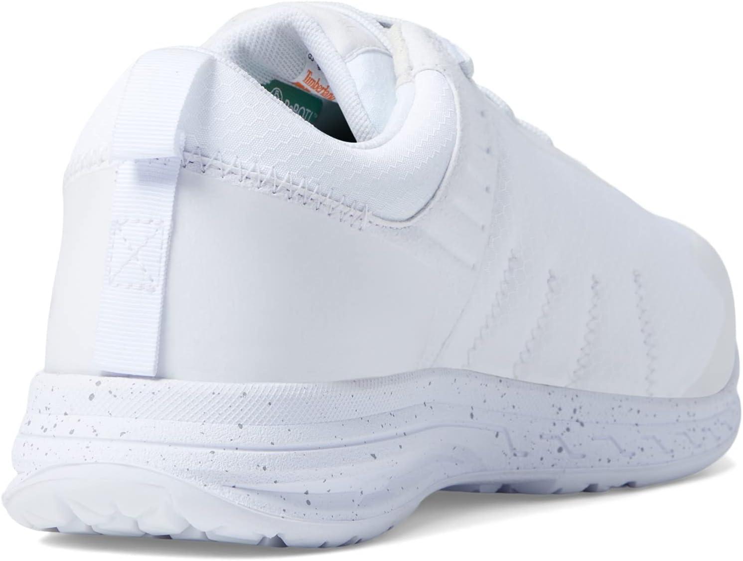 imageTimberland PRO Overdrive Composite Safety Toe Womens Sneakers Laceup Closure AbrasionFreeWhiteBlack