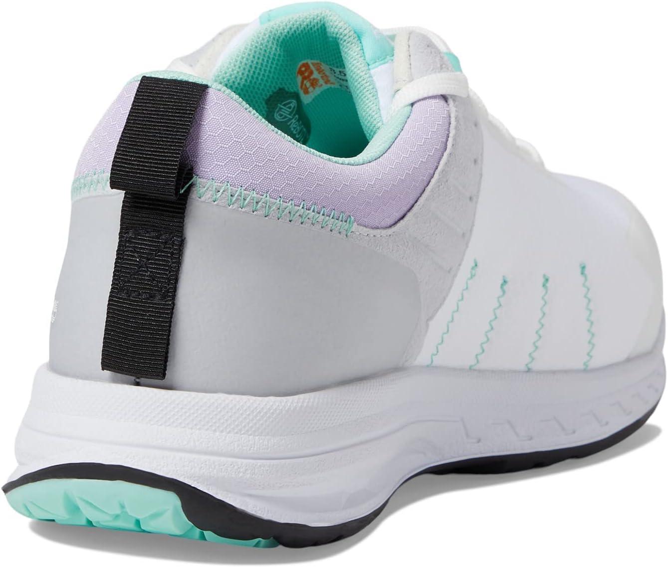 imageTimberland PRO Overdrive Composite Safety Toe Womens Sneakers Laceup Closure AbrasionFreeWhiteLavenderGreen