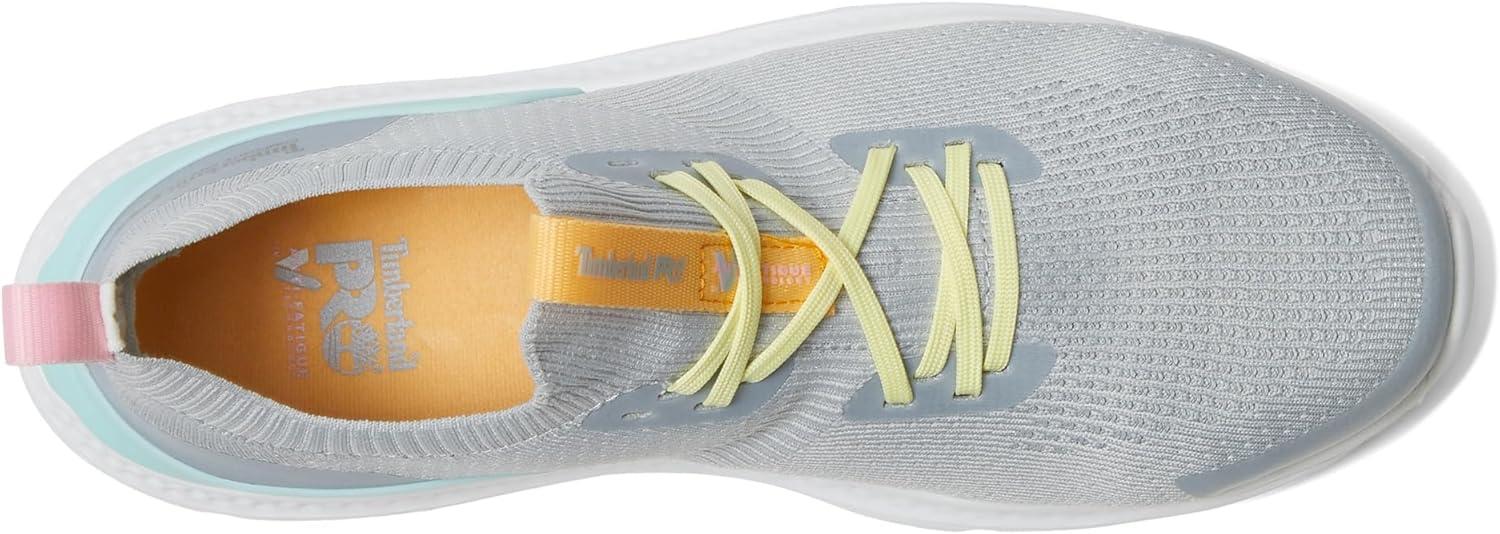 imageTimberland PRO Setra Knit Composite Safety Toe Womens Sneakers Breathable Upper Removable InsoleGreyAqua