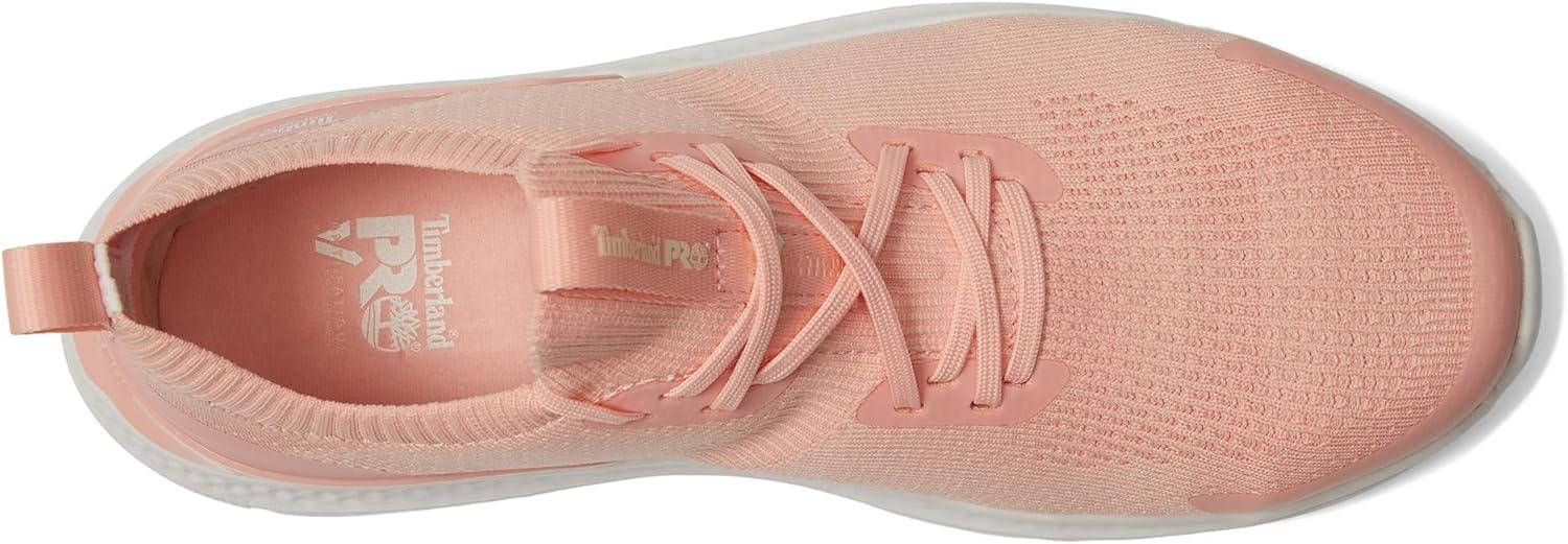 imageTimberland PRO Setra Knit Composite Safety Toe Womens Sneakers Breathable Upper Removable InsolePinkWhite