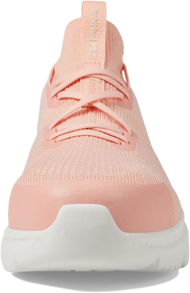 imageTimberland PRO Setra Knit Composite Safety Toe Womens Sneakers Breathable Upper Removable InsolePinkWhite