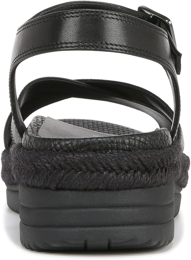 imageVionic womens Mar Strappy SandalsBlack Leather