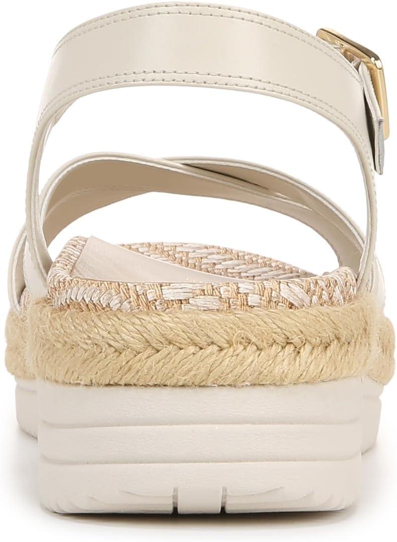 imageVionic womens Mar Strappy SandalsCream White Leather