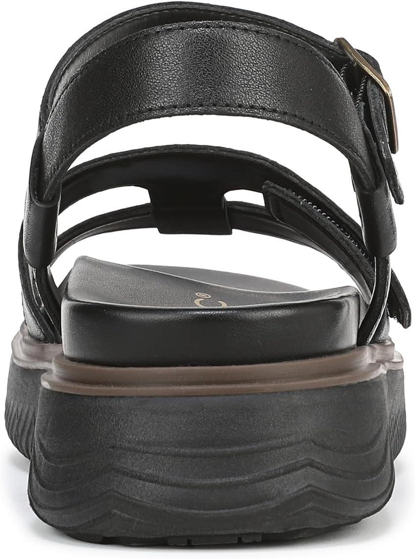imageVionic womens Solana Slingback SandalsBlack Leather