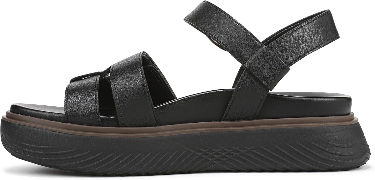 imageVionic womens Solana Slingback SandalsBlack Leather