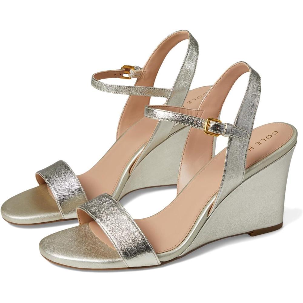 imageCole Haan womens Josie Wedge SandalsSoft Gold Ltr