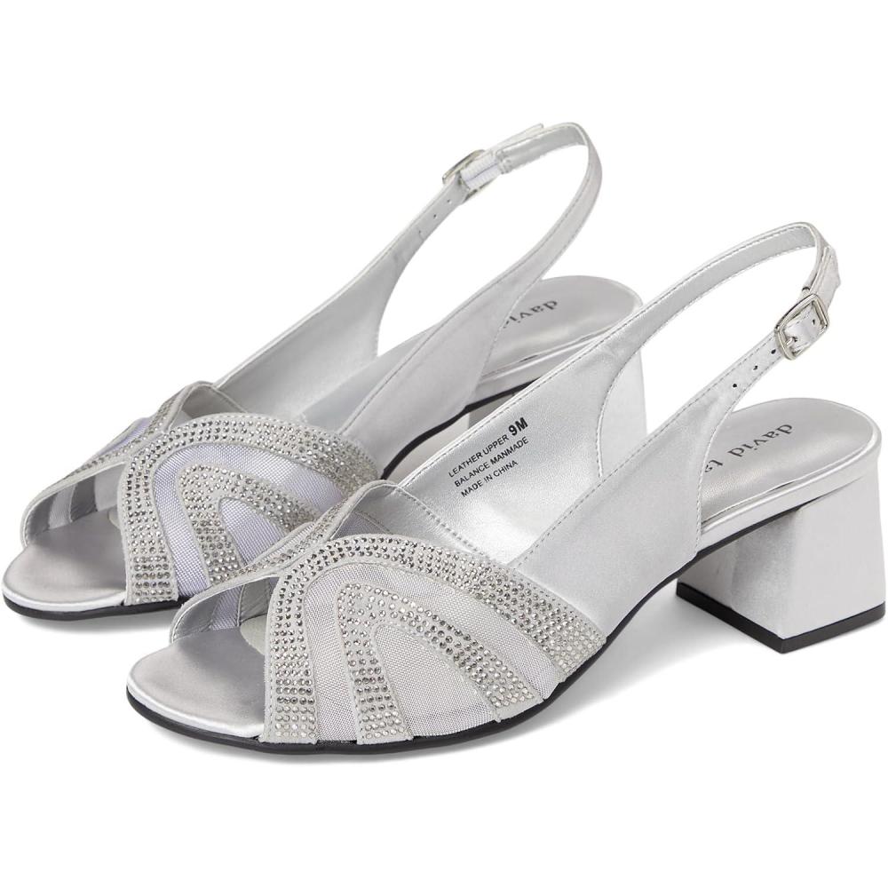 imageDavid Tate Womens Desire Heeled SandalSilver