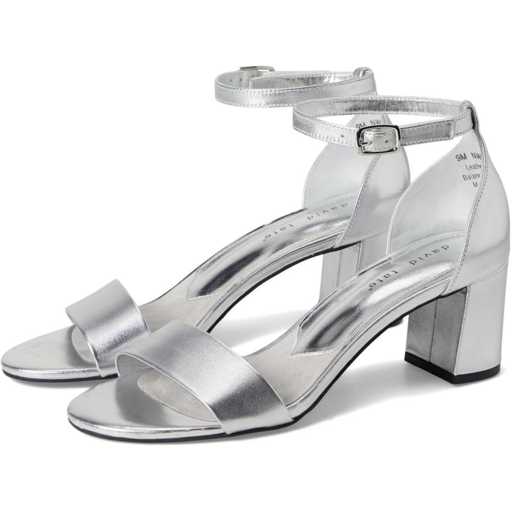 imageDavid Tate Womens Timeless Heeled SandalSilver