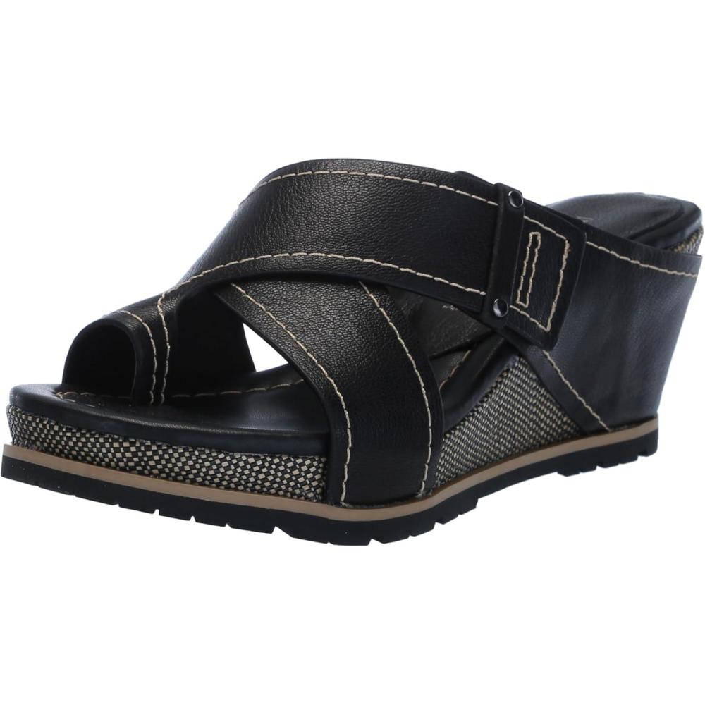 imageDonald J Pliner Womens Irini Wedge SandalBlack