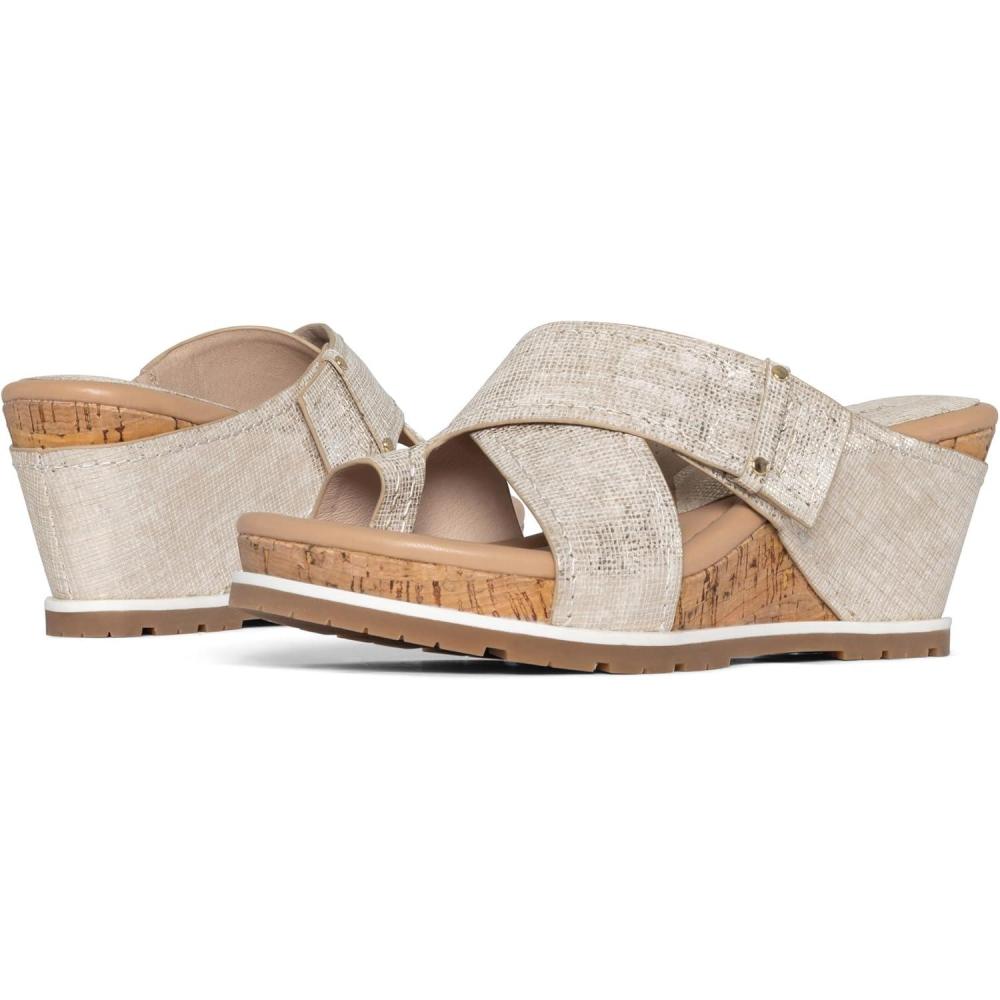 imageDonald J Pliner Womens Irini Wedge SandalPlatino