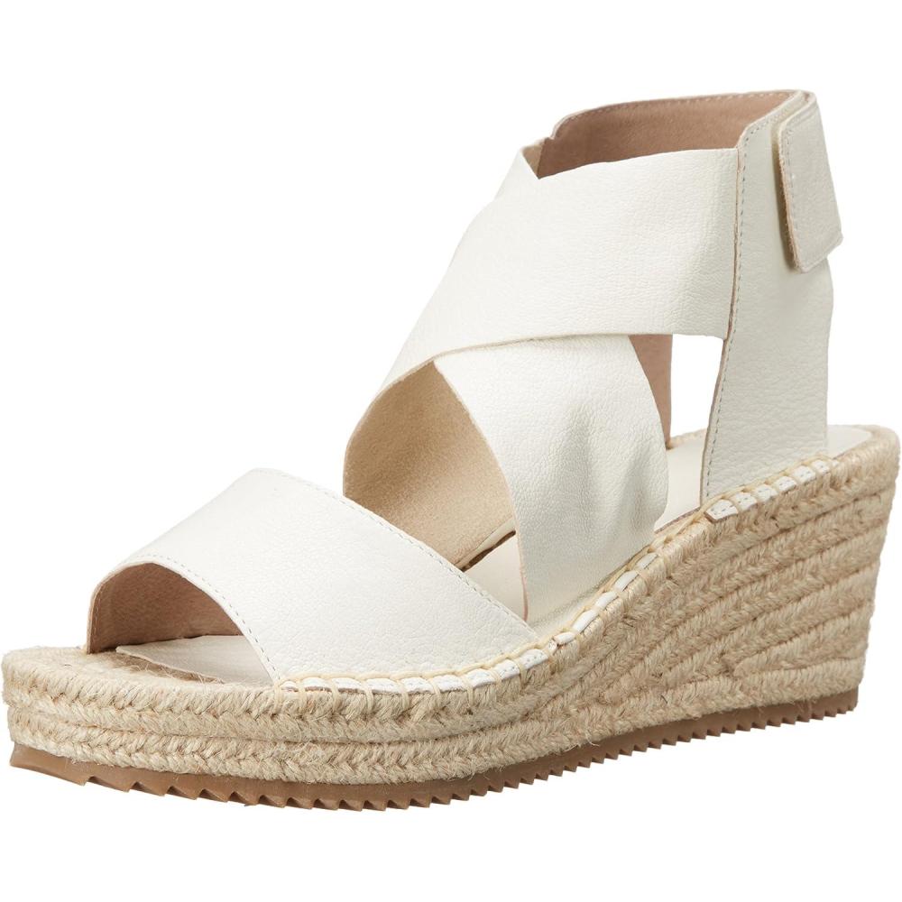 imageEileen Fisher Womens Willow Espadrille Wedge SandalBone