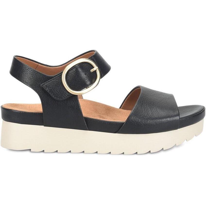 imageEurosoft by Sofft Womens Vera Wedge SandalBlack
