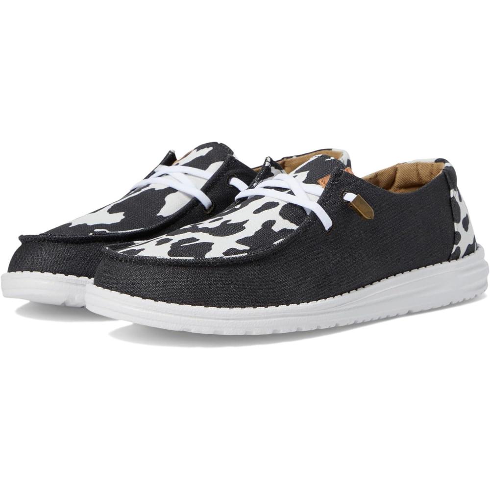 imageHey Dude Womens Wendy AnimalBlackCow