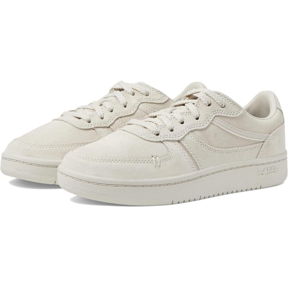 imageLABEL Goto Low Laceup Womens Sneakers  Leather ampamp Textile Construction  Round Toe  Flat SilhouettePuttyPutty