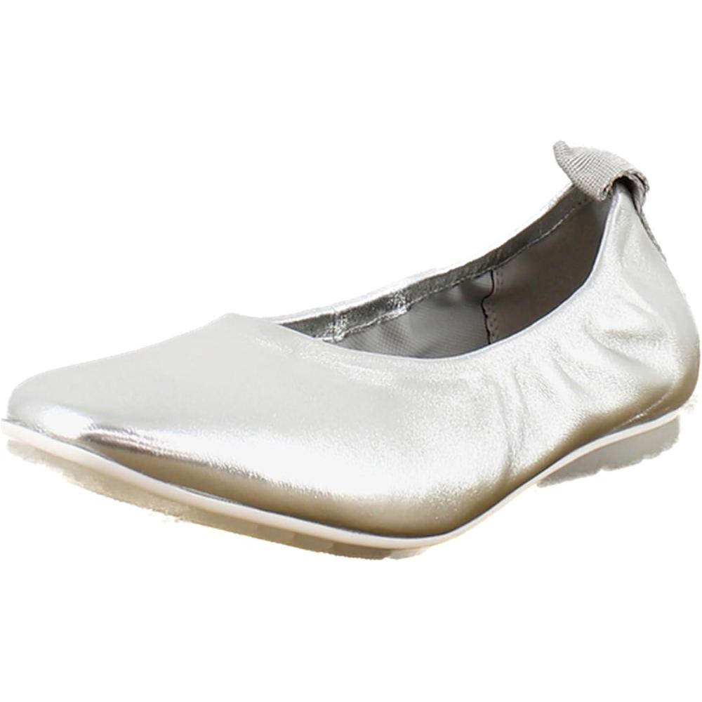 imageNaturalizer Womens Game Changer by Deepica Mutyala Ballet FlatSilver Sand Leather
