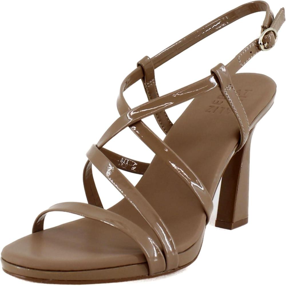 imageNaturalizer Womens Luisa Heeled Dress SandalTaupe Patent Leather