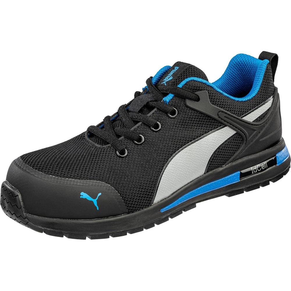 imagePUMA Womens Levity Knit Low Astm Eh Industrial and Construction ShoesBlackBlue